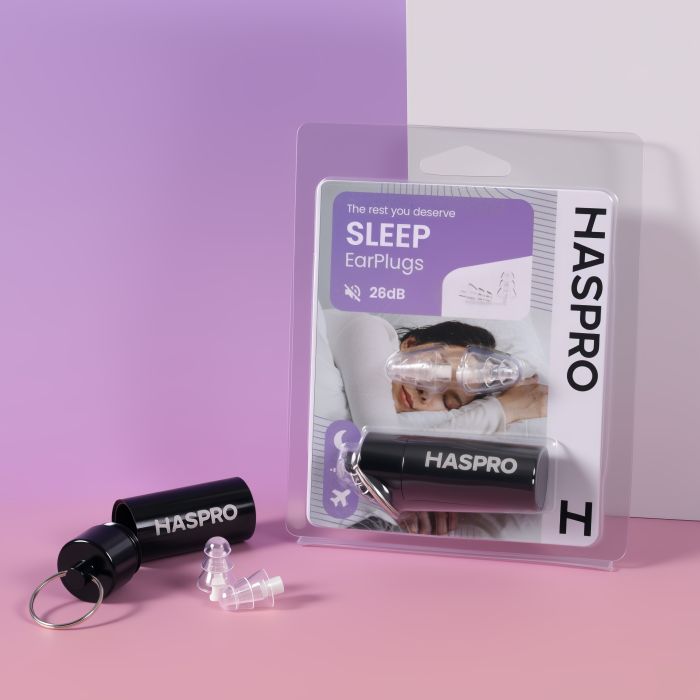 Haspro SLEEP silikonikorvatulpat 1 pari kuva 1