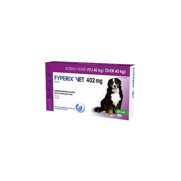 FYPERIX VET paikallisvaleluliuos 402 mg koiralle 4,02 ml kuva 2