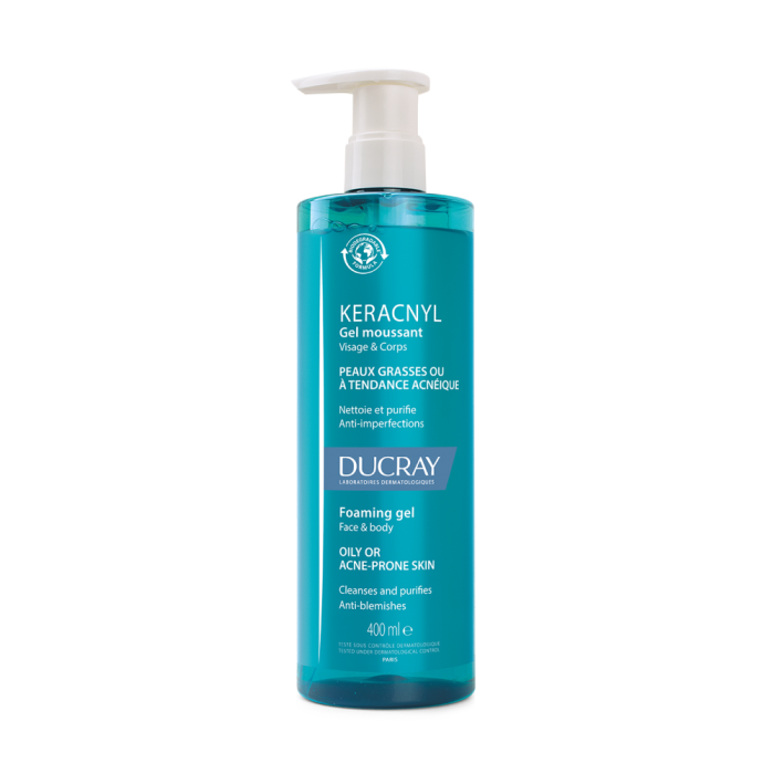 Ducray Keracnyl Foaming Gel 400 ml kuva 2