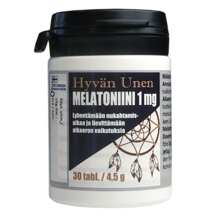 Hyvän unen Melatoniini 1 mg 30 tabl kuva 2