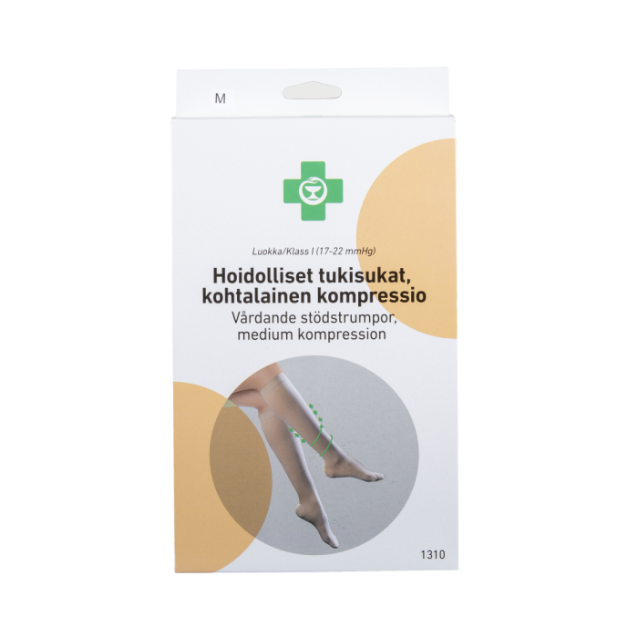 APTEEKKI Hoidolliset tukisukat, kohtalainen kompressio (lk. I) S beige 1 pari