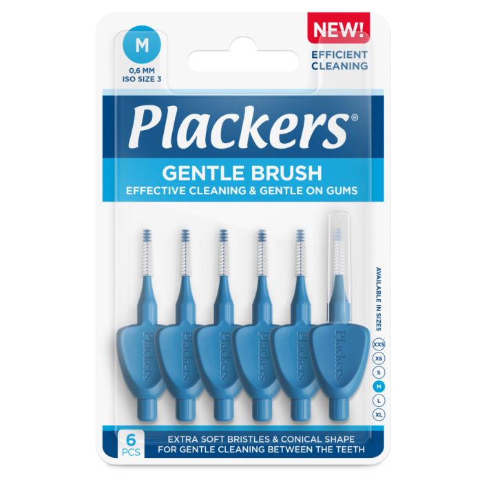 Plackers Gentle Brush M 0.6 mm hammasväliharja 6 kpl kuva 3