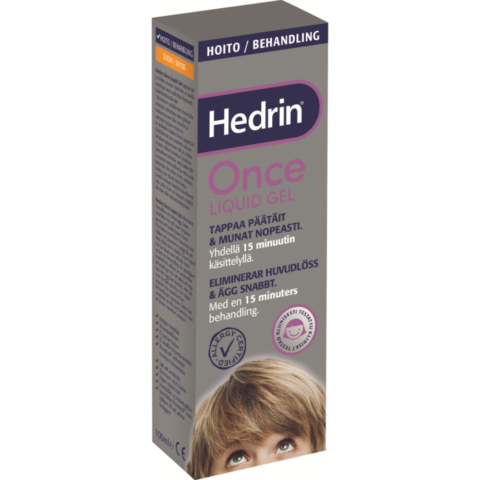 Hedrin Once geeli 100 ml - Rotuaarin apteekki
                            