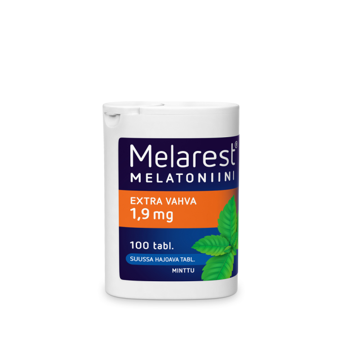 MELAREST MELATONIINI EXTRA VAHVA MINT 1,9 MG 100 tabl