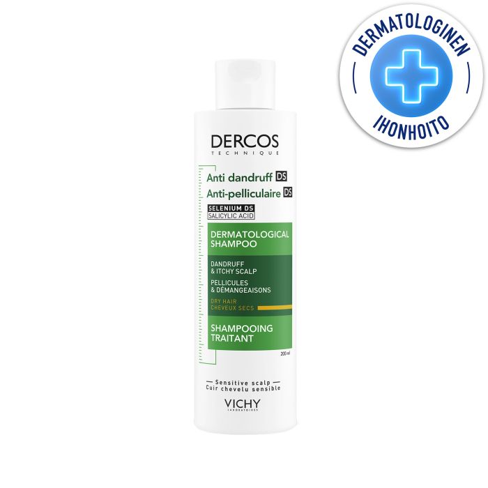 Vichy Dercos Sh hilse kuivat hiukset 200 ml kuva 2