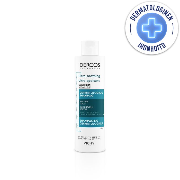 Vichy Dercos Sh ultra-soothing norm.hius 200 ml kuva 2