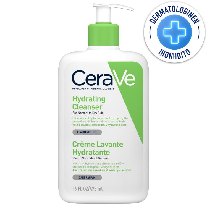 CeraVe Hydrating Cleanser, pumppu 473 ml kuva 2
