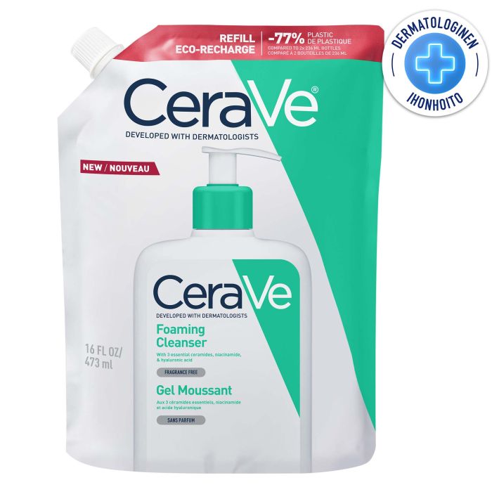 CeraVe Foaming Cleanser täyttöpakkaus 473 ml kuva 1