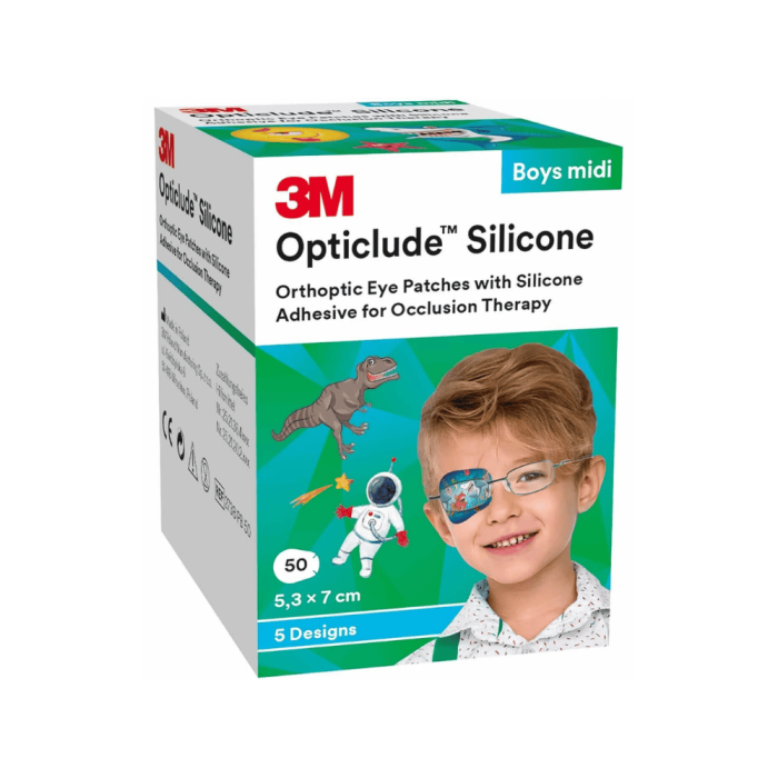  3M Opticlude Silicone Boys Midi silmälappulajitelma - Rotuaarin apteekki                         