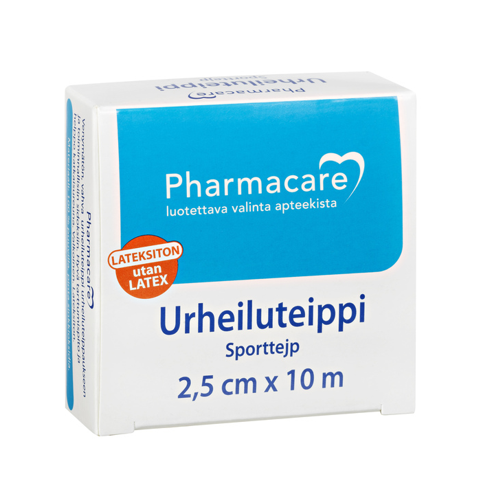 Pharmacare Urheiluteippi 3,8cmx5m 1 rll