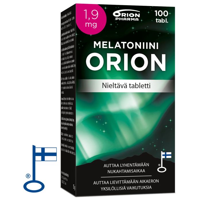 Melatoniini Orion 1,9 mg 100 tabl - Rotuaarin apteekki
                            