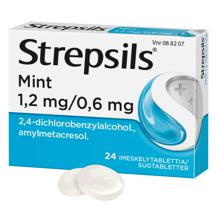 STREPSILS MINT imeskelytabletti 1,2/0,6 mg 24 fol kuva 5