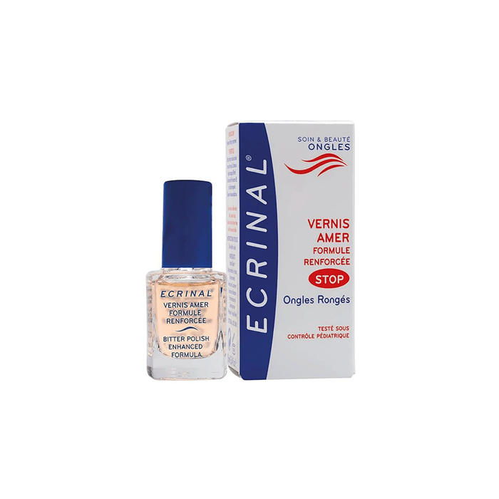 Ecrinal Bitter Polish Stop Nail Biting kynsien pureskeluun 10 ml - Rotuaarin apteekki                            