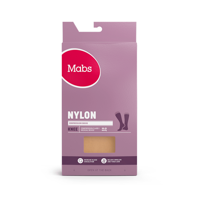 Mabs Nylon tukisukka sand XL - Rotuaarin apteekki                            