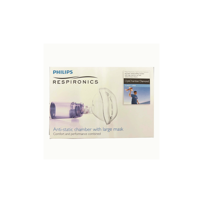 Philips OptiChamber Diamond maskilla L -koko 1 kpl