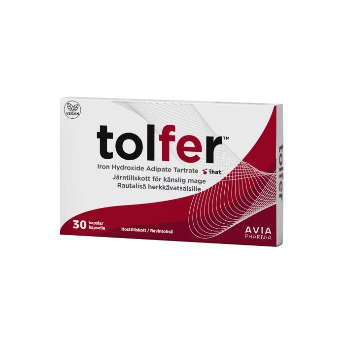 Tolfer rautavalmiste 30 mg herkkävatsaisille - Rotuaarin apteekki                            