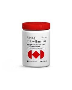 Apteq B12 metyylikobalamiini 1000 µg 100 tabl
