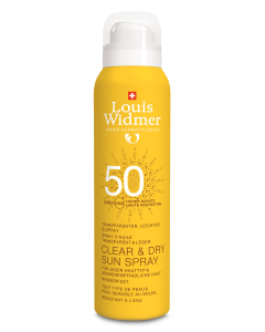 Widmer Clear & Dry Sun Spray 50 200 ml
