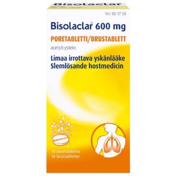 BISOLACLAR poretabletti 600 mg 10 fol