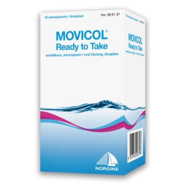 MOVICOL READY TO TAKE oraaliliuos, annospussi 10 kpl