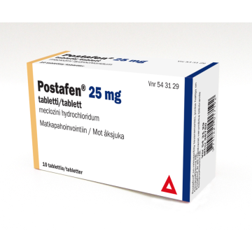 POSTAFEN tabletti 25 mg 10 fol