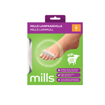 Mills Lampaanvilla suikaleet 8 kpl 12 g