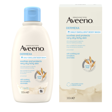 Aveeno Dermexa Daily Emollient Body Wash pesuneste 300 ml