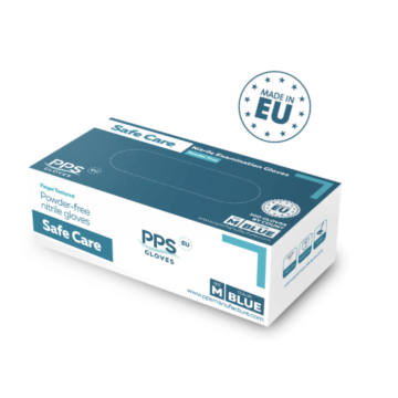 Safe Care Nitriilikäsine puuteriton sininen koko M 100 kpl