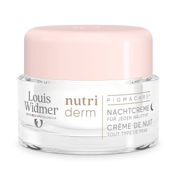 Widmer Nutriderm Pigmacare Night Cream hajusteeton 50 ml