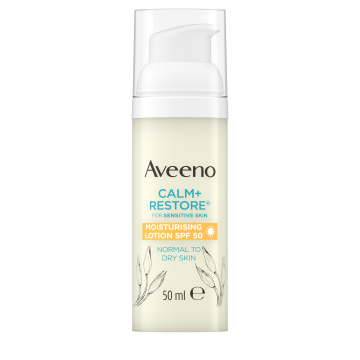 Aveeno Calm Restore Moisturising Lotion SPF50 kosteusvoide 50 ml