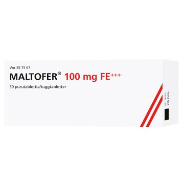 MALTOFER purutabletti 100 mg 50 fol