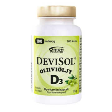 Devisol Oliiviöljy 100 mikrog 100 kaps