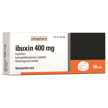 IBUXIN tabletti, kalvopäällysteinen 400 mg 10 fol