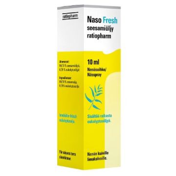 NASO FRESH SEESAMIÖLJY RATIOPHARM NENÄSUIHKE X10 ML