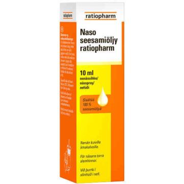 NASO SEESAMIÖLJY RATIOPHARM NENÄSUMUTE X10 ML
