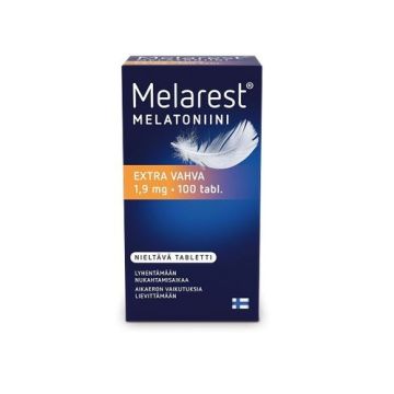 MELAREST MELATONIINI EXTRA VAHVA NIELTÄVÄ 1,9 MG 100 tabl