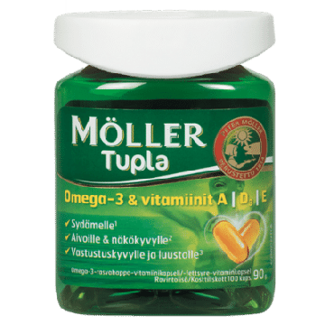 Möller Tupla Omega-3+A,D,E-vit