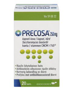 PRECOSA kapseli, kova 250 mg 20 kpl