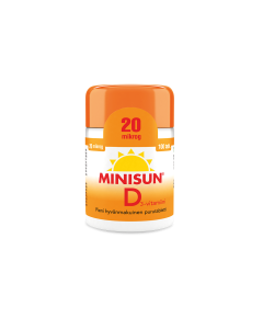 Minisun D-vitamiini 20 mikrog 100 purutabl
