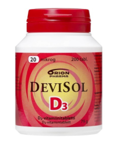 DEVISOL 20 MIKROG 200 TABL