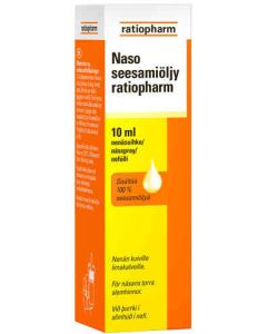 NASO SEESAMIÖLJY RATIOPHARM NENÄSUMUTE X10 ML