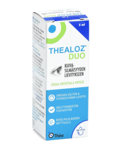 Thealoz Duo silmätippa, säilytysaineeton 5 ml