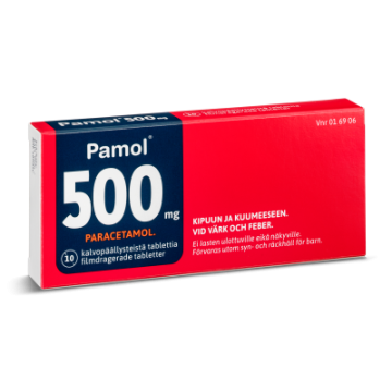 PAMOL tabletti, kalvopäällysteinen 500 mg 10 fol