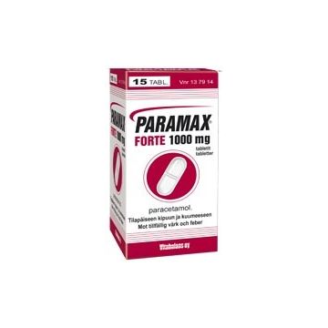 PARAMAX FORTE tabletti 1000 mg 5 fol