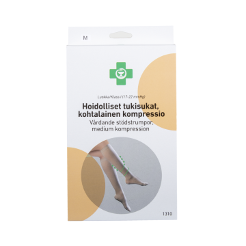 APTEEKKI Hoidolliset tukisukat, kohtalainen kompressio (lk. I) L beige 1 pari