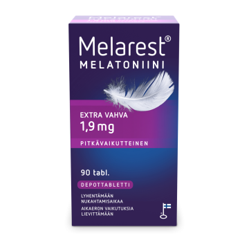 MELAREST MELATONIINI PITKÄVAIKUTTEINEN 1,9 MG 90 TABL