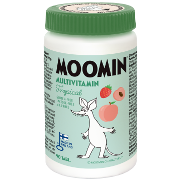 Moomin Multivitamin tropical 90 tablettia