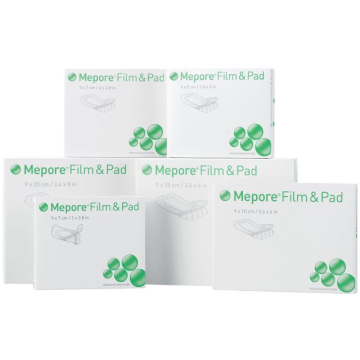Mepore film&pad 5x7 cm square 5 kpl