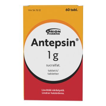 ANTEPSIN tabletti 1 g 60 fol
