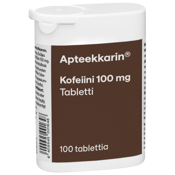 Apteekkarin Kofeiini 100 tabl